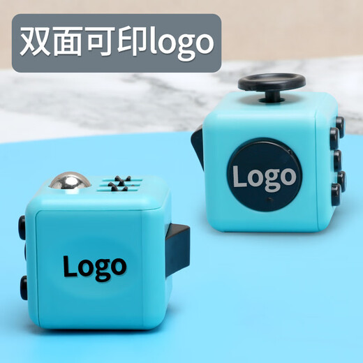 Huston Edc Unzip Rubik's Cube Nouveaux et étranges Toys fidgetcube Décompression Artefact DICE CHILDS'S'S Toy Gift # 9 All Black