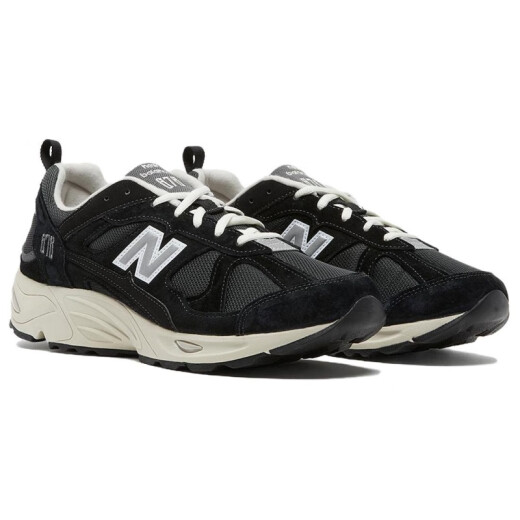 New Balance878 cómodo y sin deslizamiento bajo hombres y mujeres negros D Ancho 42.5
