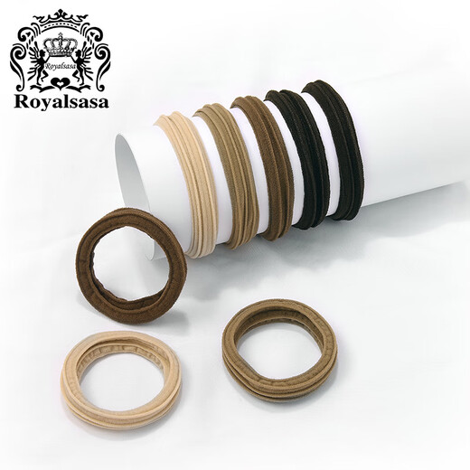 Royal sasa royal salsa hair accessories basic style 8 rubber bands women's hair circle internet celebrity head rope high elastic simple headwear