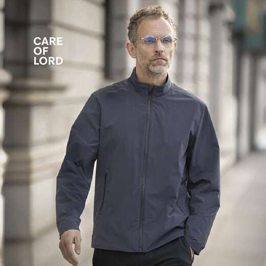 CARE OF LORD Navigator Series Spring and Autumn Jacket Men's Casual Stand Collar Commuting Business Stretch Jacket 7677 Classic Navy M