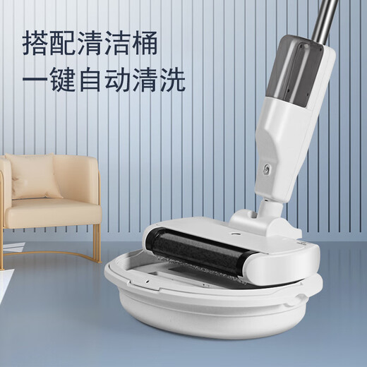 Xiaomi Guoba smart floor scrubber new mop self-cleaning suction and mopping all-in-one three-in-one home handheld wireless mop vacuum 24 new luxury black/upgraded German motor/1900