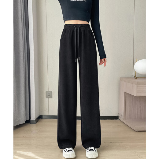 Red Dragonfly Versión estrecha Pantalones para mujeres 2025 Pantalones casuales de primavera y otoño Pantalones casuales para mujeres más Velvet Sports Sports Straight Pantal