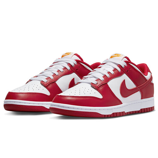 [95% neu] Nike Nike Sports Casual Shoes Herrenschuhe Dunk Sports Schuhe DD1391-602 Rot und Weiß 44