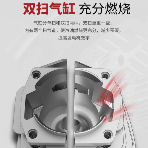 Airuidun gasoline saw, electric chain saw, logging saw, handheld 18-inch 20-inch small tree felling high-power portable woodworking garden fuel-saving 18-inch 1 quenching chain 1 guide plate + gift bag