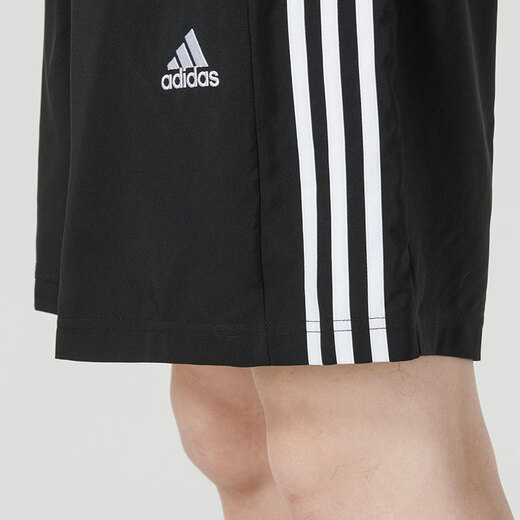 
Adidas men's sports suit 25 summer new comfortable and breathable three-stripe short-sleeved T-shirt, five-point pants, shorts, two-piece set IB8150+IC1484 L/180