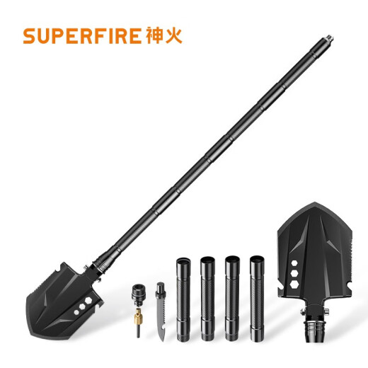 Shenhuo (supfire) BG06 multifunctional outdoor engineer shovel Tibetan mastiff shovel shovel manganese steel ordnance shovel folding field supplies