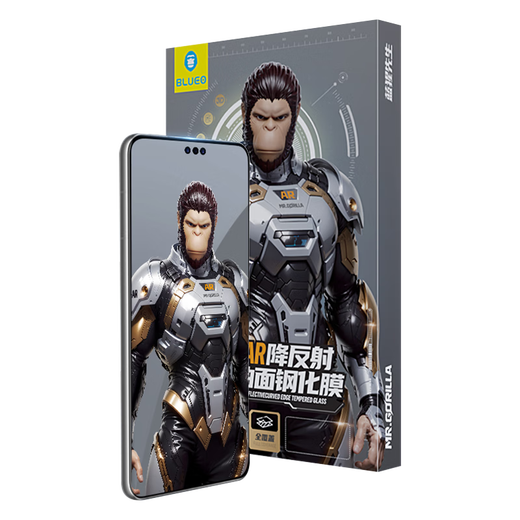 Mr. Blue Monkey is suitable for Huawei mate70pro/pro+ mobile phone film, curved surface, full glue, mate70rs, extraordinary master tempered film, anti-reflective and anti-reflective AR space warehouse second protective film