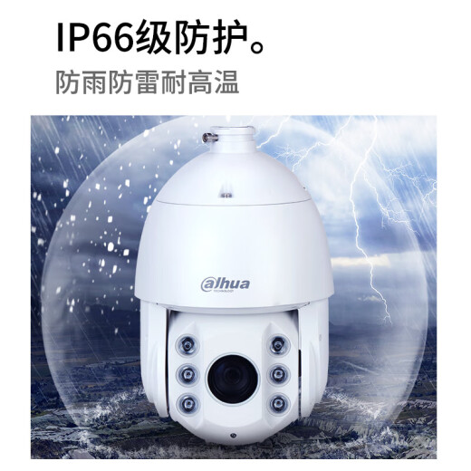 dahua大华6英寸网络球机 200万高清智能高速球机室外防水150米星光红外监控户外摄像头 23倍变焦DH-SD6223-D2-i 带256G卡