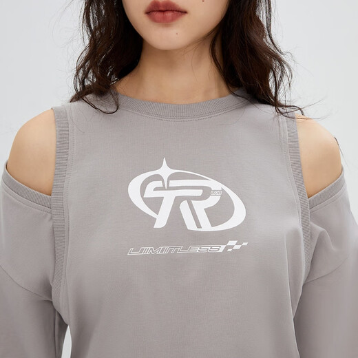 
ONLY winter fashion temperament versatile loose round neck long sleeve sweatshirt for women 12349S025 E38 Travel Bird Gray M (165) 84A