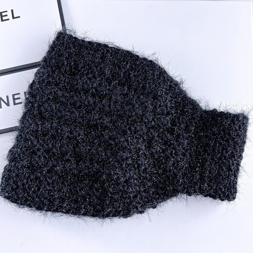 Mengjunchen confinement headband, postpartum headband, winter warm windproof headband, knitted wool headband, wide-brimmed headband for women to cover white hair, khaki pineapple style headband, versatile style