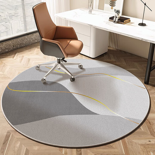 Zhewei Modern Simple Red Red Round Light Sala de estar de lujo dormitorio Silla giratoria Silla giratoria Estudio para el hogar Cusche de silla giratoria Tiempo de tranquilidad 02 [Círculo] -1391 Diámetro 80 cm