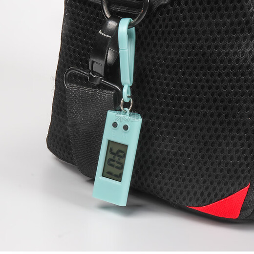 Mini small pendant watch for exam students, simple study, portable keychain electronic watch, creative digital electronic clock, white Y02 12-hour format