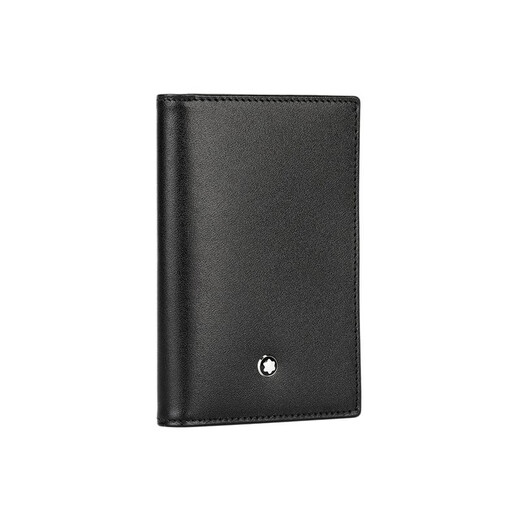 Montblanc (Montblanc) Herren Brieftasche Brieftasche große Klassenserie Schwarz Leder Visitenkartenhalter Geschenk für Freund 14108