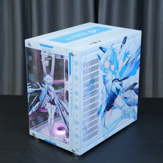 ASUS family bucket 14700KF/U7 265KF host RTX5070Ti graphics card RO Ji/Fubuki custom ROG Helios graphics card game assembly computer host DIY assembly machine with three丨U7 265KF+RTX5080