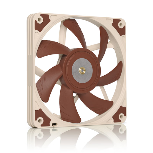NOCTUA NF-A12x15 PWM CH.BK 猫扇 12015薄扇 12CM ITX机箱散热风扇 智能温控 猫头鹰 NF-A12x15 PWM