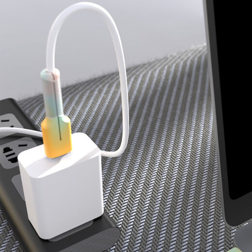 Dipper Mobiltelefon Daten Kabelschutzfall Silikon Anti-gebrochenes stabdichte Drahtschutz Kopf Wickler Snap-Stecker Schutz Fall Android USB Universal