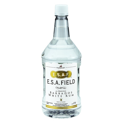 四方朗姆酒巴巴多斯进口洋酒朗姆酒烘焙 黑朗姆 白朗姆莫吉托调酒基酒 四方ESA菲尔茨白朗姆酒 1.75L 1瓶