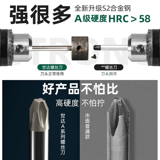 SATA A series flat cross screwdriver #2x150MM combination 62213+62313