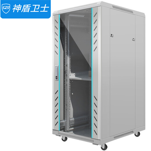 神盾卫士SDWS 网络机柜 1.2米22U玻璃门600深标准19英寸弱电监控交换机柜加厚SDB6622