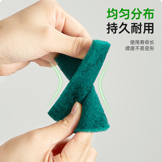 3M Scotch 6105 scouring pad 5-pack kitchen dishwashing cloth to remove oil stains, super clean, contains emery rag