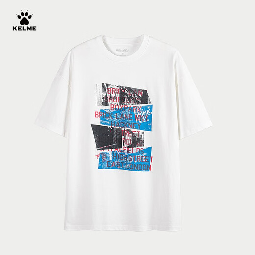 Kelme Round Neck Clawer Short Summer Summer New Pure Cotton Camise