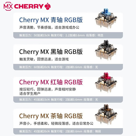 UnoooZ108 Cherry axis wireless mechanical keyboard and mouse set wired Bluetooth three-mode customized RGB game e-sports office side engraving DIY computer notebook special black-white light-108 key wired version German Cherry MX green axis