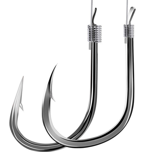 Fishing King Fish Hook Tie Set Full Set of Sub-line Double Hook Finished Iseni Sleeve Hook Fishing Iseni Snail 4# 1.5#