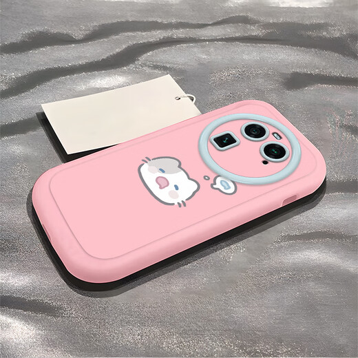 Meet the best oppofindX7 mobile phone case oppofindX6 silicone oppofindx5 soft oppofindx8 cute K11 cat like fish K10x outer ultra all-inclusive pro protection Puff-antique white-[cat want fish Q1283] single shell OPPO