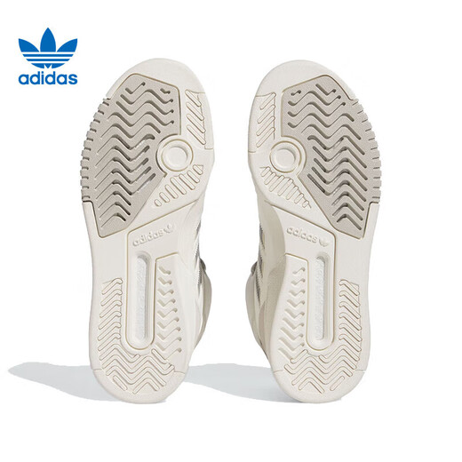 Adidas offizielle Clover-Frauenschuhe 2025 Neue Drop Modetrend High-Top Leder Sports Schuhe Casual Schuhe If2694-Hanyu White/Grey 38