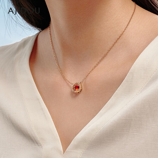 AJIDOU Twilight Charm Series Temperament Women's Necklace Fashionable and Elegant Clavicle Chain Pendant New in Spring