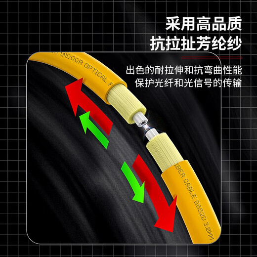 安普康AMPCOM电信级LC-LC单模光纤跳线9/125单芯 LSZH低烟无卤阻燃外皮 2.0收发器 电信级单模单芯9/125 2.0外径 3米