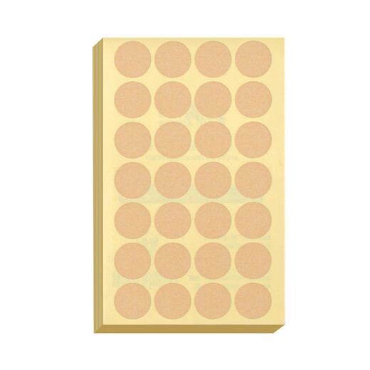 Jinpai Cowide Dot Aufkleber Rundaufkleber Rundaufkleber handgeschrieben können kleine Größe kleiner Punkt kleiner Etikett Aufkleber -Kreisnummer Code Number Runde 8mm Cowide Color 1 Pack/ 675 Aufkleber insgesamt (alle Arten von Stiften können geschrieben werden)