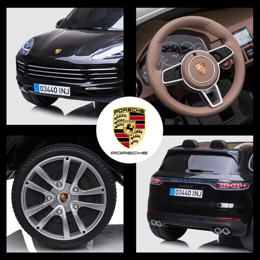 Porsche Cayenne Children's Elektroauto Allrad-Fernbedienung Offroad Jungen und Mädchen High-End können auf einem Doppelkind-Auto Cayenne laden.