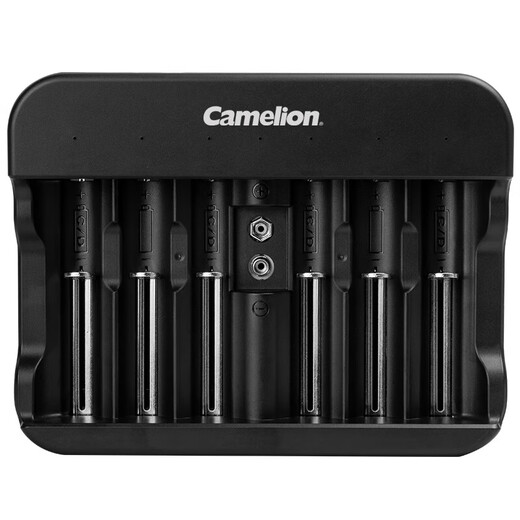 Feishi 7-Slot Intelligent USB Fast Ladegerät wieder aufladbar 1/2/5/7/9-Volt-Nickel-Hydrogen/Nickel-Cadmium-wiederaufladbarer Batterie BC-1049 [Single Charger] 7-Slot-wiederaufladbarer Multi-Model-Akku