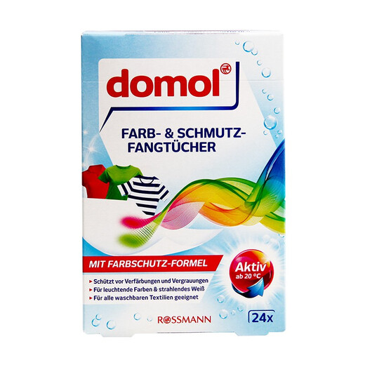 Domol anti-staining color-absorbing paper 24 pieces*1 laundry tablets color-absorbing master sheets anti-staining laundry tablets anti-staining towels