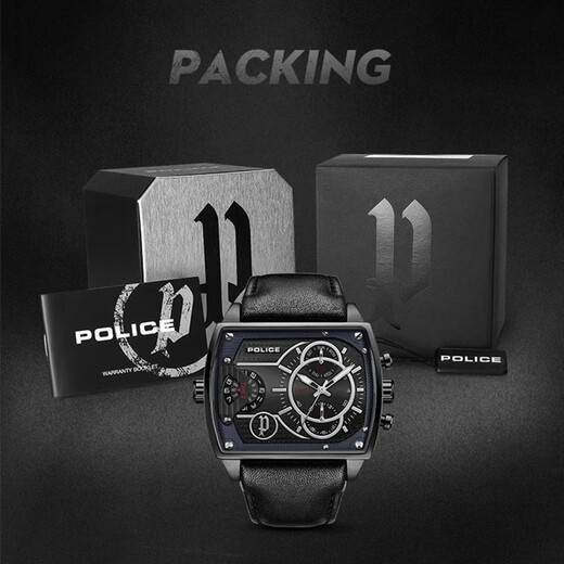 
police Italian police watch two-place time square diva racing avi8 chronograph men's quartz watch PL14698 blue black PL.14698JSU61A dual time zone