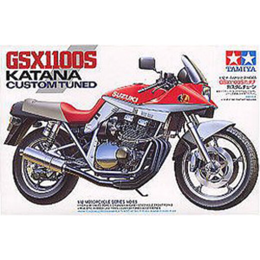 田宫（TAMIYA）1/12摩托车机车铃木Suzuki拼装车模仿真模型摆件摩托玩具进口礼物 GSX1100S KATANA 14065