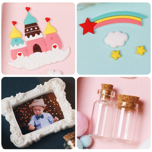 Taoshang Baby Full Moon Commemorative Hand and Foot Print Mud Newborn Baby Hand and Foot Mud Mud 100th Birthday Photo Frame 12-inch European Green Frame-Snake Baby Model