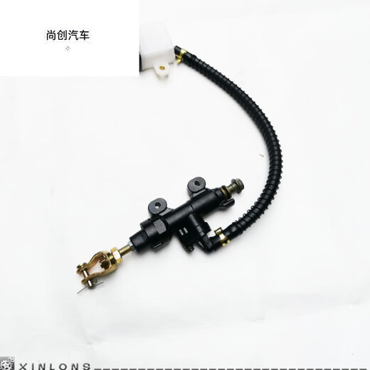 德克邦（DEKEBAG）摩托机车趴赛宝雕小忍者V6永源枭风R12350一后脚碟刹车泵卡钳总成 后刹泵总成E