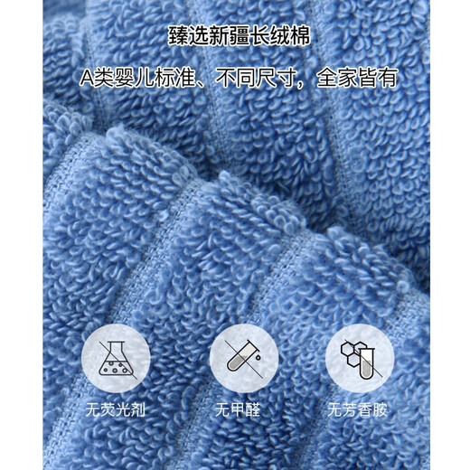 金号纯棉浴巾柔软吸水家用男女儿童全棉速干洗澡裹巾夏季情侣通用 GA3523BT-深紫加厚（挂绳/