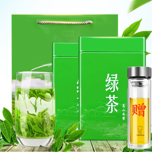 Ganxiangpo New Tea Alpine Cloud Mist Green Tea Before the Rain Spring Tea Strong Fragrance Durable to Steeping and Sufficient Sunlight Maojian Green Tea 125g 500g 125g Bag Sample