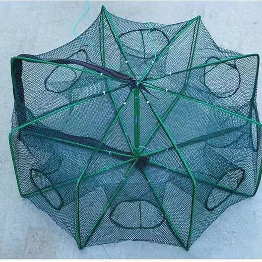 Lobster net, fish and shrimp net cage, fish net cage cannot come out, only enters the fishing net to catch small fish, ground net cage, ground dragon, eel cage, turtle, square cage, luxury version, flagship version, 6 holes + 1 bait