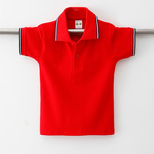 Camiseta para niños Camisa de solapa de verano de manga corta Polo de solapa de verano Ropa infantil 2024 Nuevo estilo de collar gris de middulle-manga de tamaño para niños de tamaño mediano (684) 130