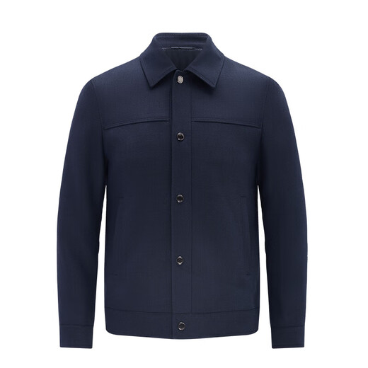Navigare Italian small sailing men's woolen jacket woolen coat coat 1331413508 Blue XL/52