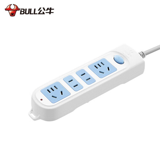 Bull-Steckdose, neuer nationaler Standard-Hauptsteuerschalter mit zwei Positionen, 2-Positionen-Steckdose für Wohnheime, Steckleiste, Steckleiste, Steckleiste, GN-612, 4-Positionen-Hauptsteuerung, 1,8 Meter