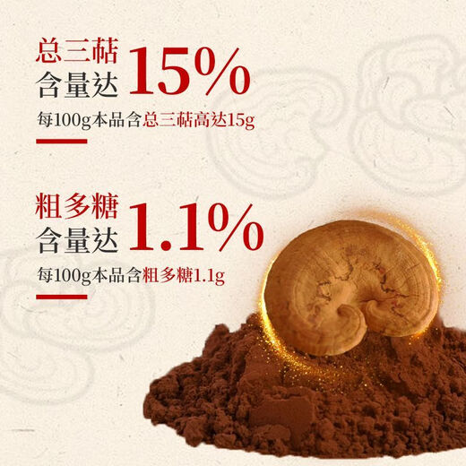 长白山正宗蓝帽破壁灵芝孢子粉椴木赤灵芝孢子粉林芝产地直发 老巴头蓝帽破壁高含量孢子粉 净含量250克【一罐】