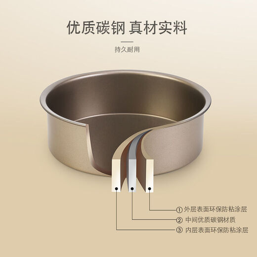 Baking tool set for beginners, household biscuit materials, novice pizza pan, oven baking, chiffon cake mold, Yafo black small mold set, new egg beater tool upgrade