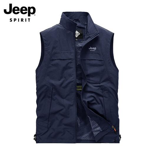Jeep Spirit Summer Vest Men's Fishing Photography Gest Loose Sports Workhorse Clip pour hommes Veste 9898 KAKI 3XL