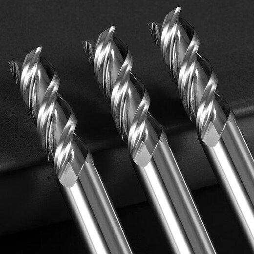 55 degree tungsten steel alloy aluminum milling cutter with 3 blades special for aluminum milling CNC high gloss mirror end mill CNC tool 55 degree aluminum flat knife 12*35*12D*75