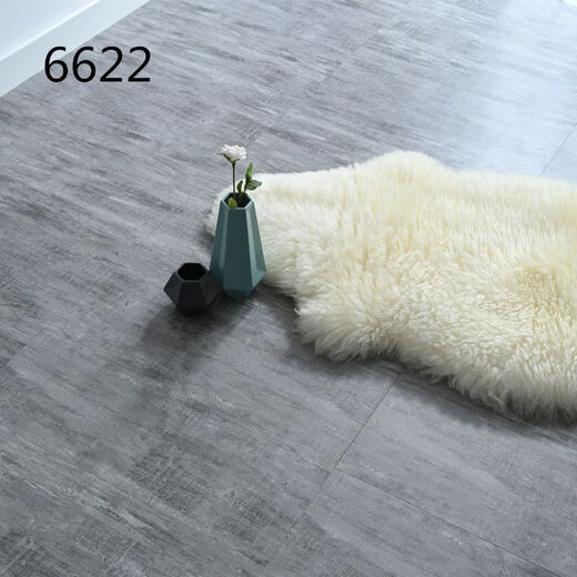 Vinoya Miethaus Internet Berühmtheit Renovierung und Renovierung PVC Selbstklebende Bodenfliesen verdickte Marmorins Schlafzimmer-Resistente Plastikpolster 6628 Steinmuster ein Stück 60*60 cm